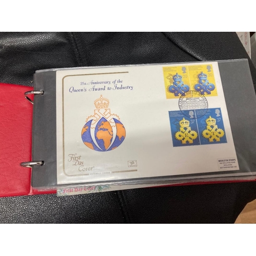 137 - STAMPS CHARITY Small album of GB FDC's including 1969 Investiture special cancel BF 1000 (SCARCE) , ... 