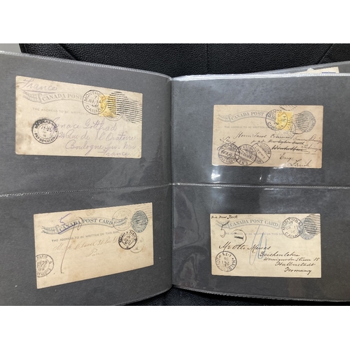 205 - POSTAL HISTORY Album of early Canada postal history including commercial mail, censor marks etc (200... 