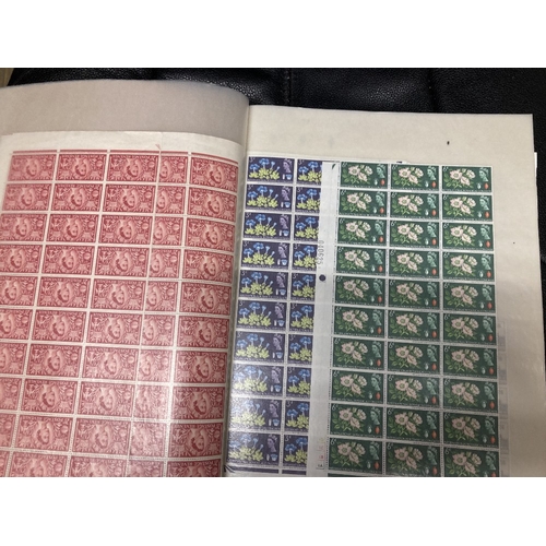 252 - STAMPS GREAT BRITAIN Unmounted mint 1960's commemoratives  in part sheets