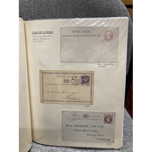 262 - STAMPS GREAT BRITAIN Album of Postal History , mainly with instructional marks, postage dues etc, in... 