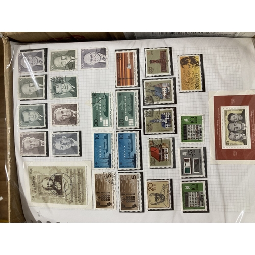 446 - STAMPS GERMANY Box with three albums, two stockbooks & a batch of loose album pages. Includes a comp... 