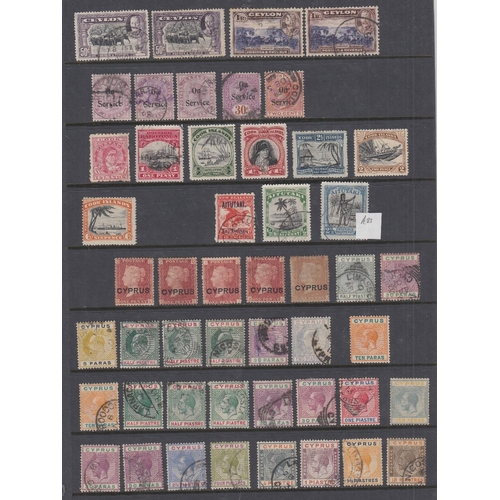 83 - STAMPS Mint and used Commonwealth accumulation on stock pages QV to GV. Strength in GV section with ... 