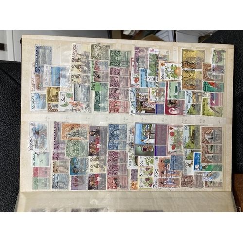 86 - STAMPS All World accumulation in four stockbooks, good stamps noted including Arab States