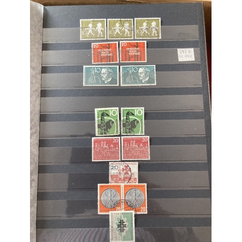 447 - STAMPS GERMANY Mint and used in seven stockbooks, mainly post WWII but there is one with earlier mat... 