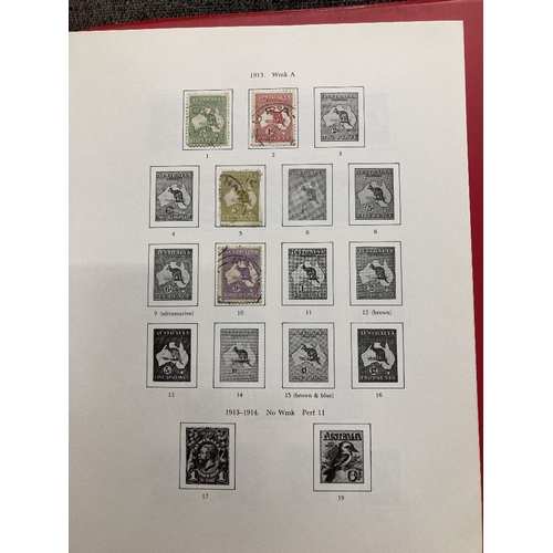 389 - STAMPS AUSTRALIA Mint and used collection in SG album Volume 1, mixed condition reasonable early iss... 