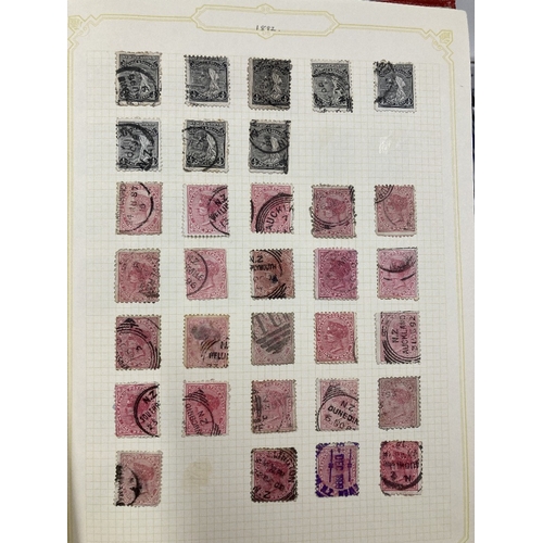 496 - STAMPS NEW ZEALAND Early to modern collection in two albums, (100's)