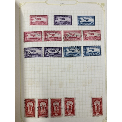 496 - STAMPS NEW ZEALAND Early to modern collection in two albums, (100's)