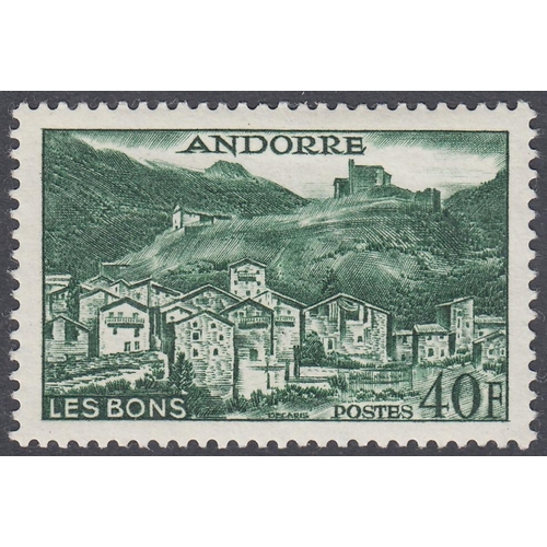 249 - STAMPS ANDORRA fine U/M collection in a stockbook with French & Spanish Andorra issues. Many useful ... 