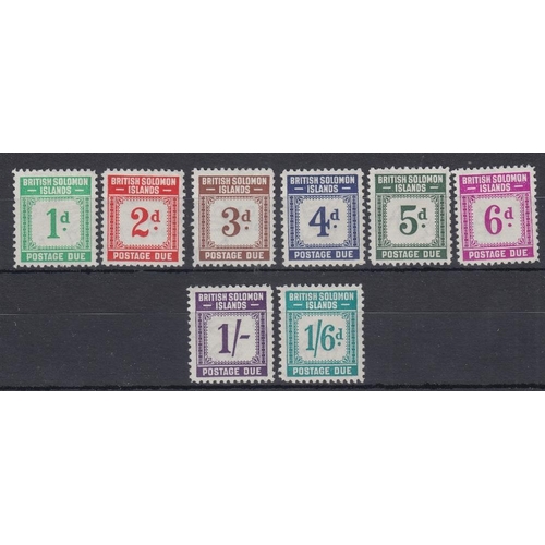 269 - STAMPS BRITISH SOLOMON ISLANDS 1940 Postage Due set of eight, fine M/M, SG D1-D8. Cat £95