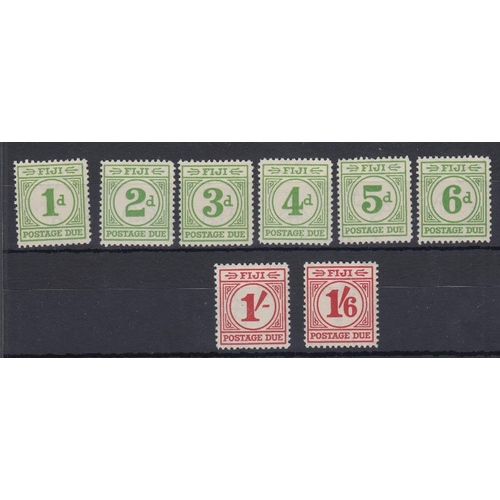 302 - STAMPS FIJI 1940 GVI Postage Due set of eight, lightly mounted mint, SG D11-D18. Cat 140