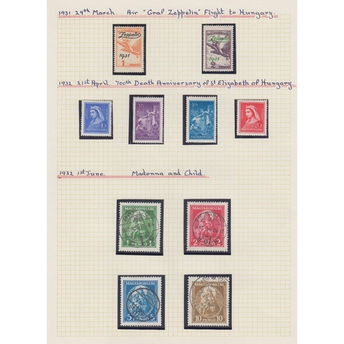 360 - STAMPS HUNGARY 1871- 1980 mainly mint collection in ten albums, better early stamps noted. A few ear... 