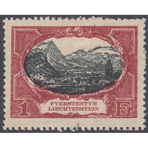 387 - STAMPS LIECHTENSTEIN 1912 to 2023 mint collection in three albums, with many better sets included. I... 