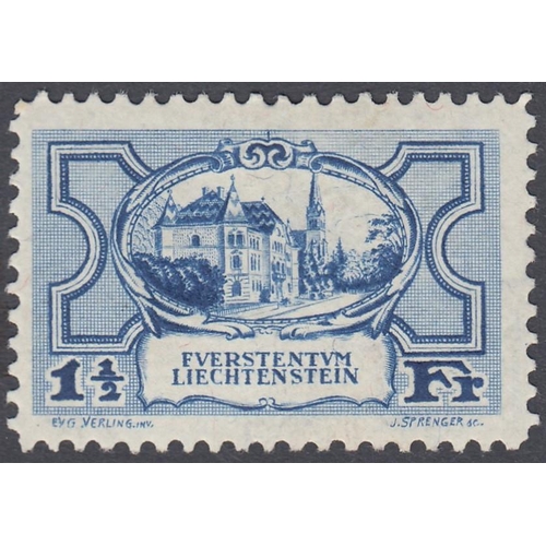 387 - STAMPS LIECHTENSTEIN 1912 to 2023 mint collection in three albums, with many better sets included. I... 