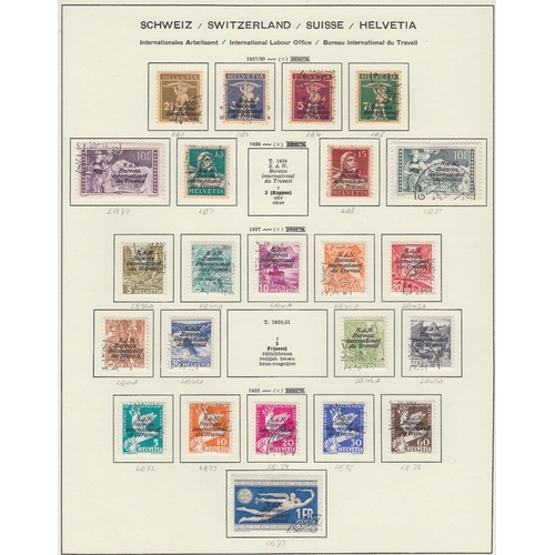 448 - STAMPS SWITZERLAND 1850s to 2019 fine used collection in three printed Schaubek albums, a splatterin... 