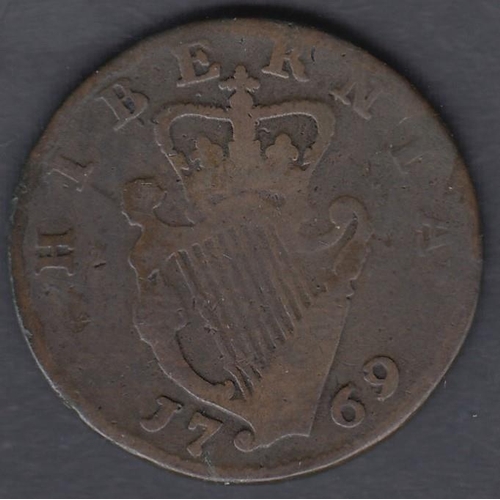 516 - COINS 1769 Irish Half Penny in fine condition