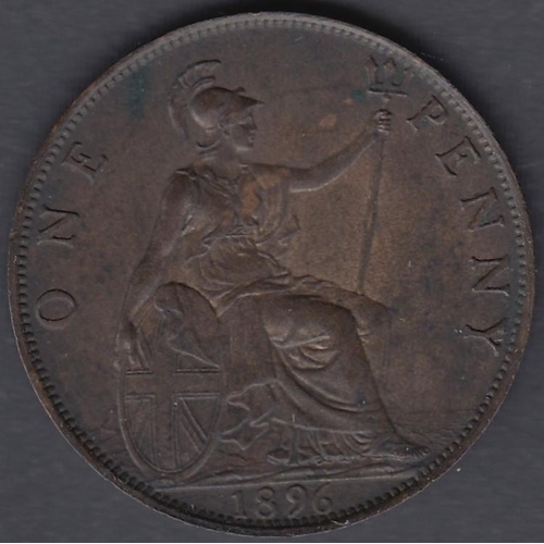 535 - COINS 1896 Britannia Penny in very fine condition