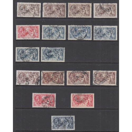 161 - STAMPS GREAT BRITAIN QV to GVI used accumulation on six stock pages with better stamps noted includi... 