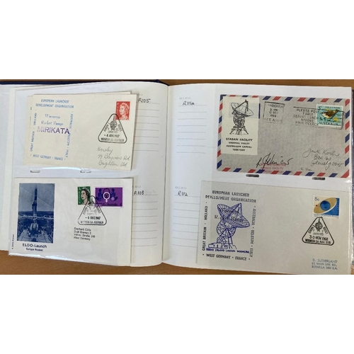 127 - STAMPS ROCKET MAIL, a collection of Australian covers ranging from 1966 to 1988. Many different illu... 