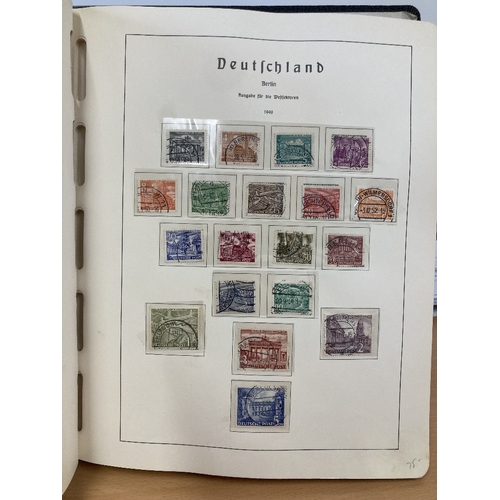 334 - STAMPS WEST BERLIN 1948 to 1990 fine used collection in Lighthouse printed album with many better se... 