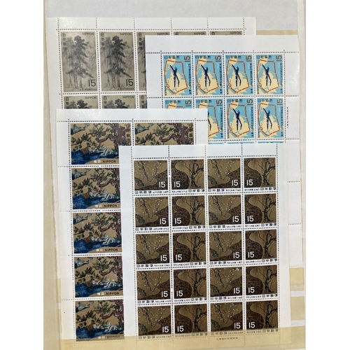 377 - STAMPS JAPAN Two stockbooks of unmounted mint sheetlets STC £2500