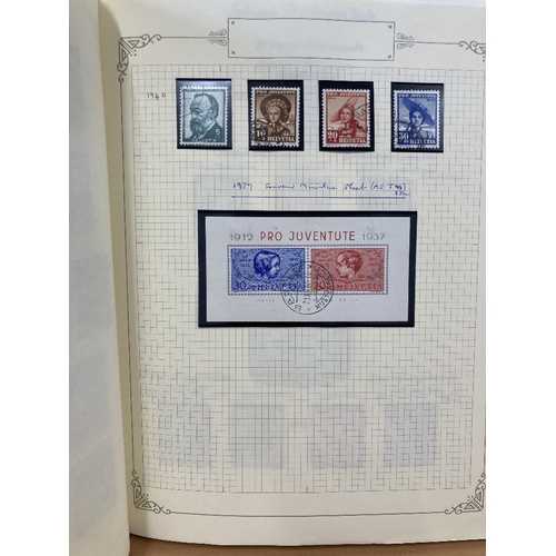 453 - STAMPS SWITZERLAND PRO JUVENTUTE, 1913 to 1992 fine used collection neatly presented in an album. Co... 