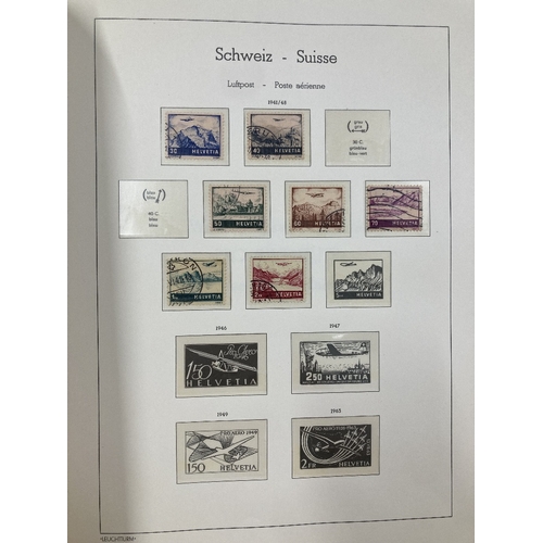 457 - STAMPS SWITZERLAND 1906 to 1950's used in printed album, ideal to expand the collection