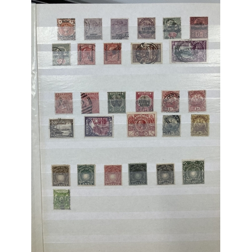 8 - STAMPS Commonwealth used accumulation in large blue stock book, spotted Cape Triangles, Silver Jubil... 