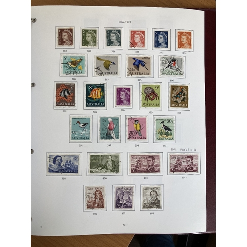 250 - STAMPS AUSTRALIA 1913 to 1990 used collection in an SG printed album, includes a useful range of Roo... 