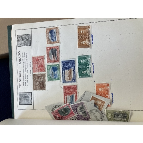 44 - STAMPS World collection in four albums, better stamps noted