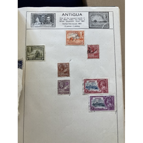 44 - STAMPS World collection in four albums, better stamps noted