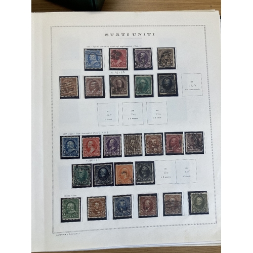 466 - STAMPS USA Early to 1940s used collection in a binder with some useful & better items. Includes Post... 