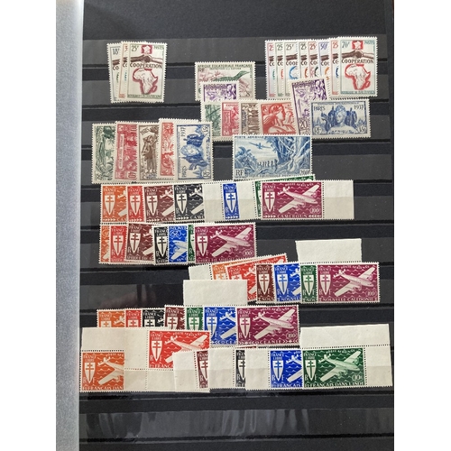 312 - STAMPS FRANCE Mostly mint collection in two stockbooks and on stock pages with many useful sets, sin... 