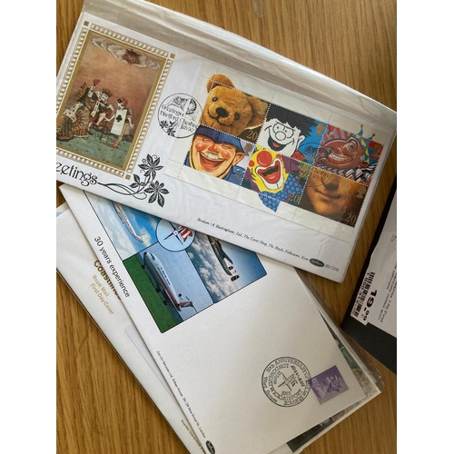 229 - STAMPS Shoebox of approx 170 First Day covers, better cancels noted with some officials