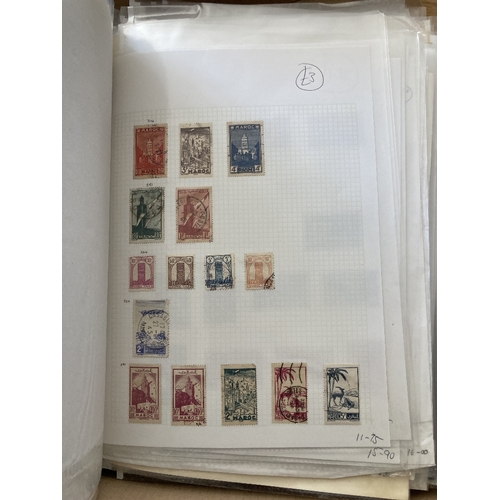 31 - STAMPS Flat box with priced up album pages, mint and used Egypt and European colonies priced at appr... 