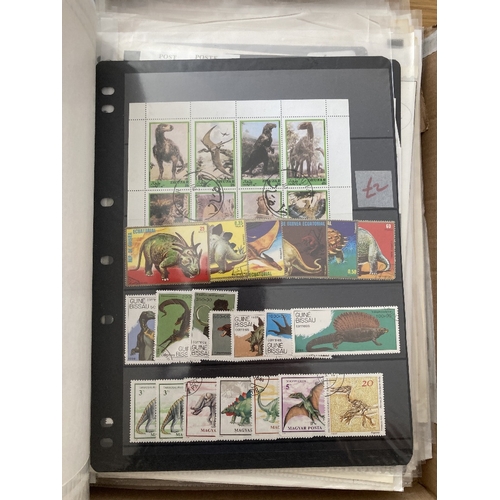 31 - STAMPS Flat box with priced up album pages, mint and used Egypt and European colonies priced at appr... 