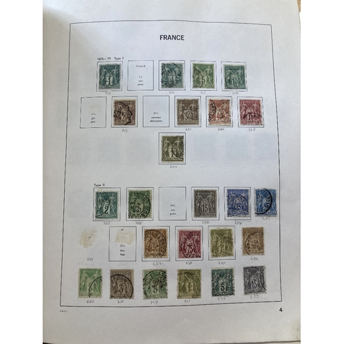 303 - STAMPS FRANCE . A used collection in five Davo printed albums for issues up to 2018. Includes a usef... 