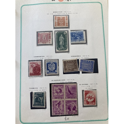 373 - STAMPS JAPAN 1946 to 1990 mint collection in four printed albums. Includes 1946 definitive set to 10... 