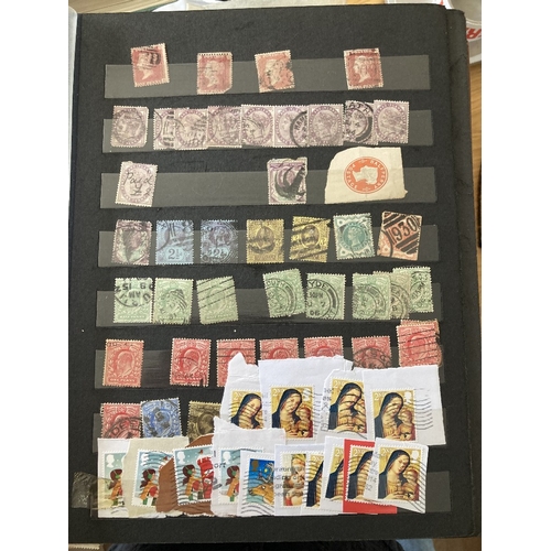 50 - STAMPS Mixed box of World albums and stockbooks including some reasonable early GB