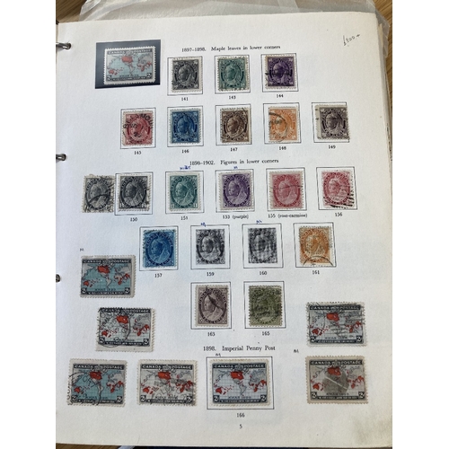 279 - STAMPS CANADA Album of early to modern mint and used with some better stamps noted high Cat Val