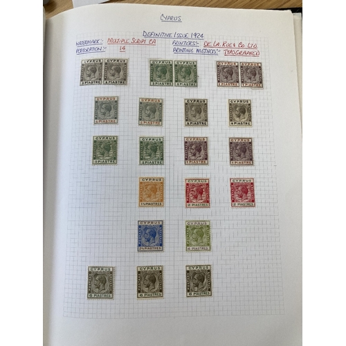 291 - STAMPS CYPRUS 1880 to 1974 mint collection in album, great collection STC £1400