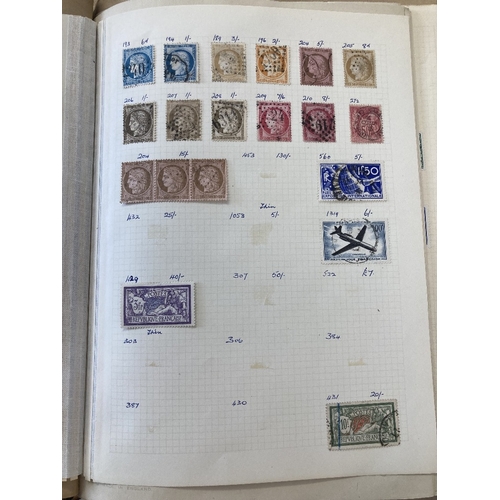 313 - STAMPS Album of mainly used early France and Colonies