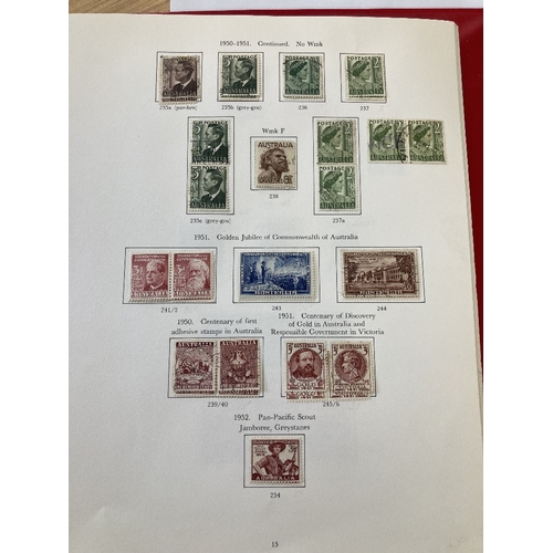 56 - STAMPS  AUSTRALIA 1913 -1985 mint and used collection in album, useful early material