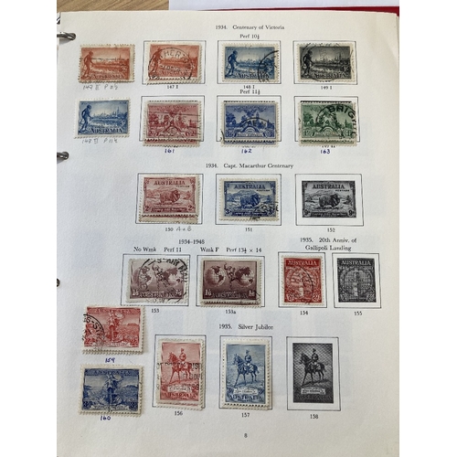 56 - STAMPS  AUSTRALIA 1913 -1985 mint and used collection in album, useful early material