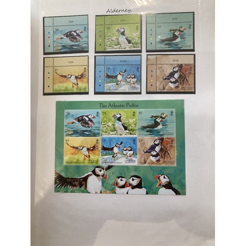 235 - STAMPS ALDERNEY, 1983 to 2024 U/M collection in three albums, including miniature sheets, sheetlets,... 