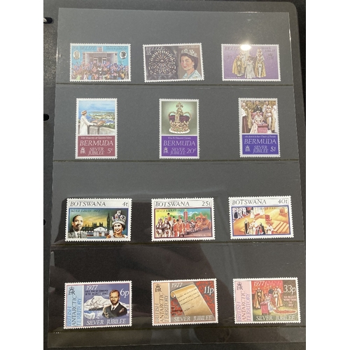 24 - STAMPS WORLD, box with eight albums or stockbooks, including a Davo printed album for Canada with a ... 