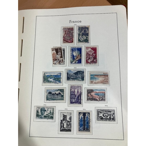 307 - STAMPS FRANCE . Used collection on printed album pages early to modern, worth careful viewing