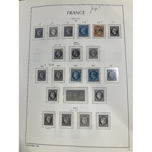 307 - STAMPS FRANCE . Used collection on printed album pages early to modern, worth careful viewing