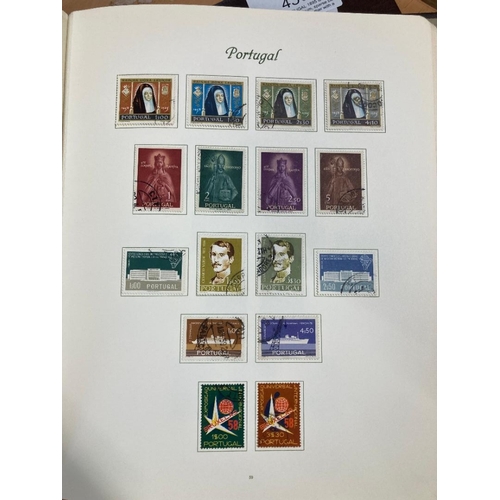 436 - STAMPS PORTUGAL 1895 to 1971 used collection in album, sparse but base for expansion together with a... 