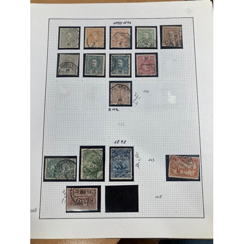 436 - STAMPS PORTUGAL 1895 to 1971 used collection in album, sparse but base for expansion together with a... 