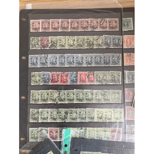 285 - STAMPS CHINA . Small accumulation of mainly early issues on stock pages and cards, plus couple of sm... 